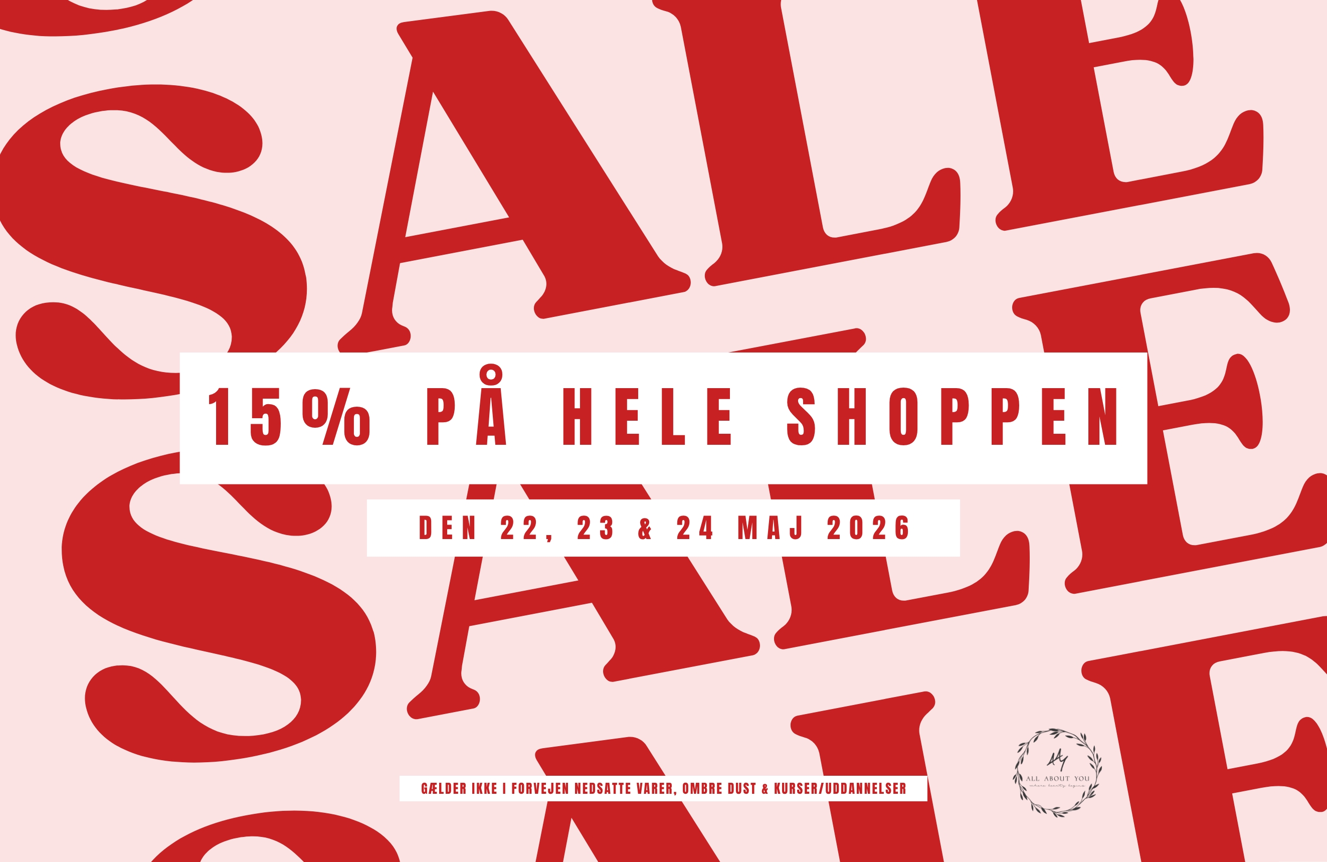 15% føds 22/5-24/5